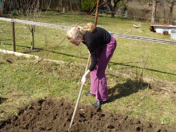 Gartenarbeit