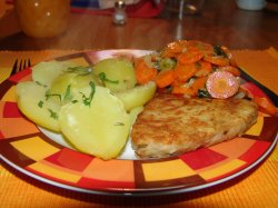 Thunfisch mit Karotten und Koriander