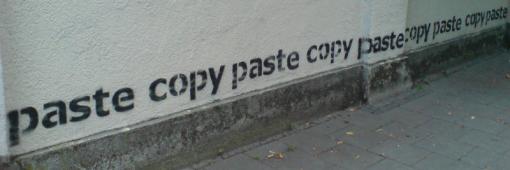 Copy & Spray an der Hauswand